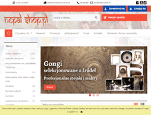 Tablet Screenshot of nepalshop.pl